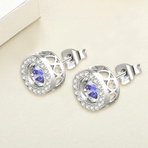 14k Dancing Precious Gemstone Earrings Fine Jewelry - Picture 7 of 12